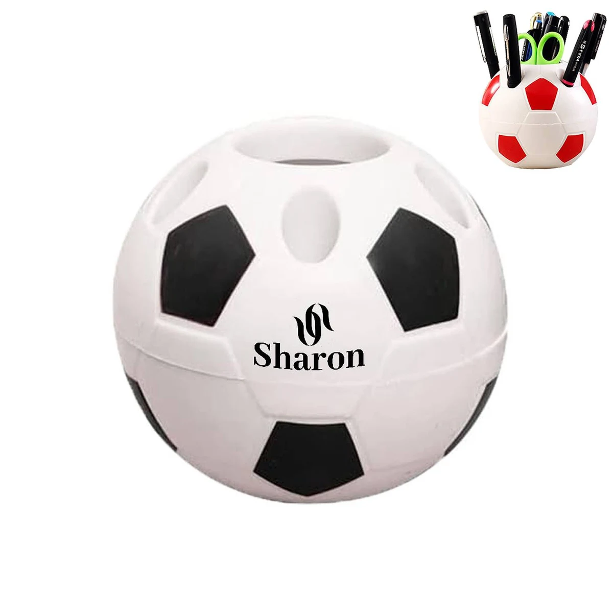 Plastic football pen holder Pencil Cup 1