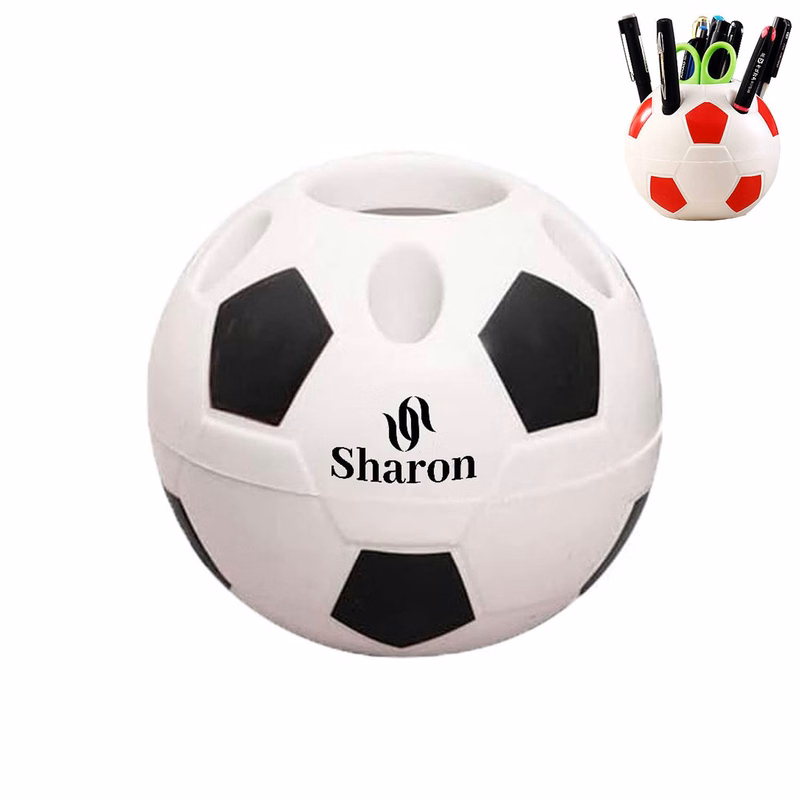Plastic football pen holder Pencil Cup
