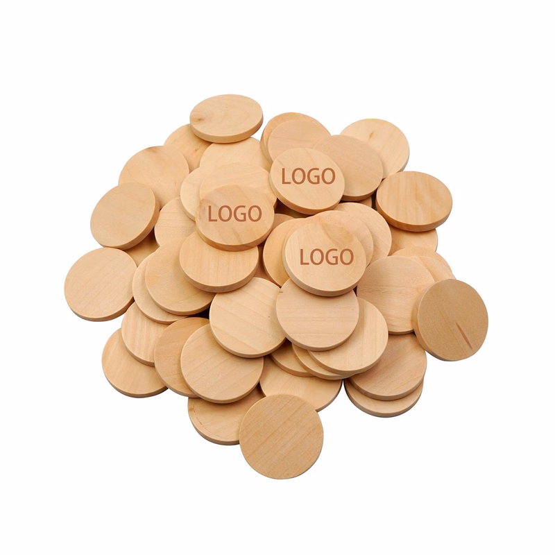 Premium Wood Casino Tokens