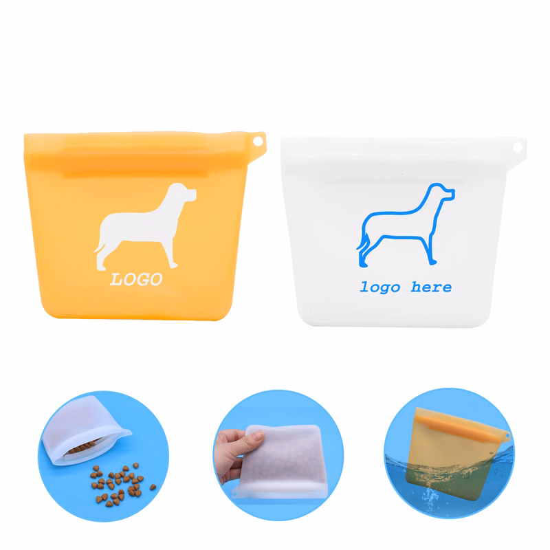 Silicone Pet snack bag Mini Coin Purse