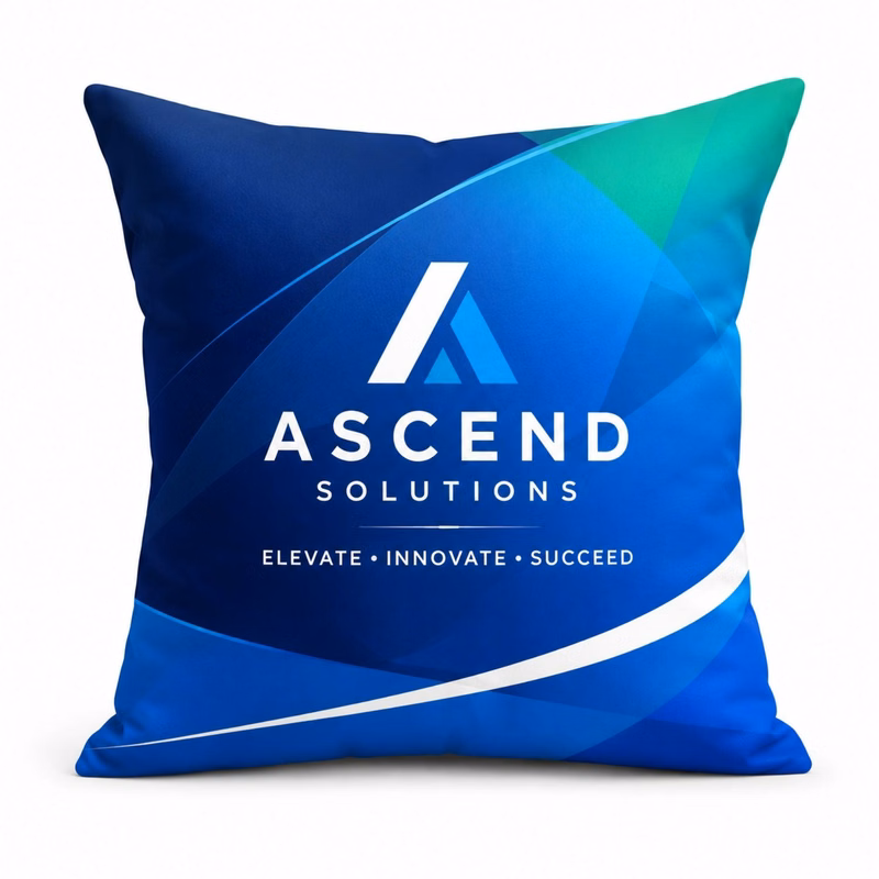 72 Hr Fast Ship - Sublimated Large Throw Cushion, 16x16, Invisible Zipper Closure, Removable insert