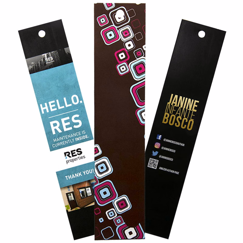 2" X 9" Bookmark