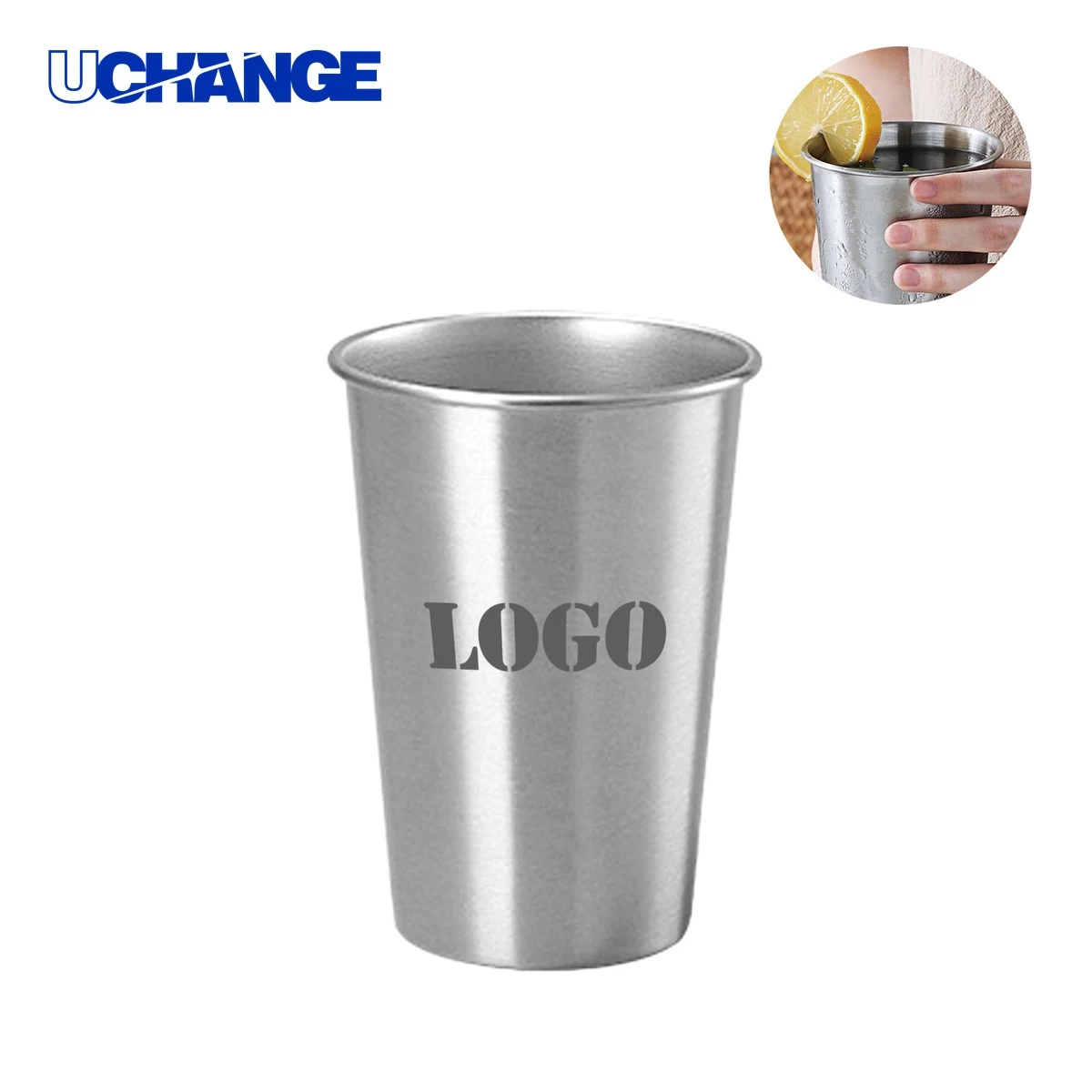 Stainless Steel Cup Container (16Oz) 1