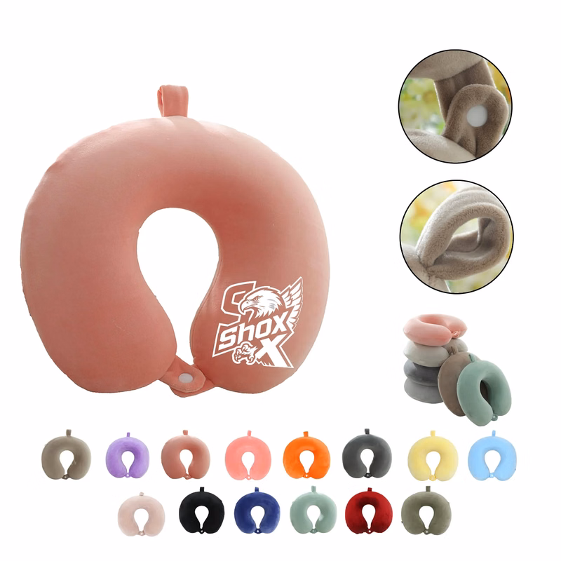 MOQ 50 Travel Memory Foam U Neck Pillow
