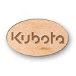 USA Made Oval Wood Lapel Pins (0.75"x1.25") 1