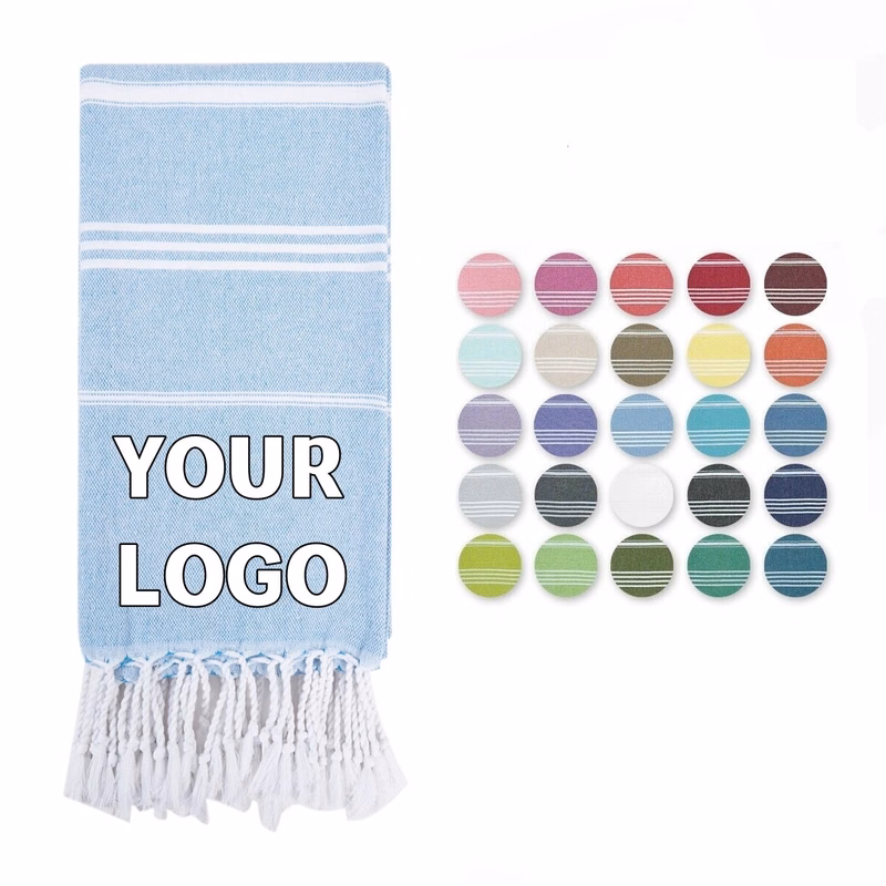 Turkish Jacquard Striped Beach Towel - 39.37'' x 70.87''