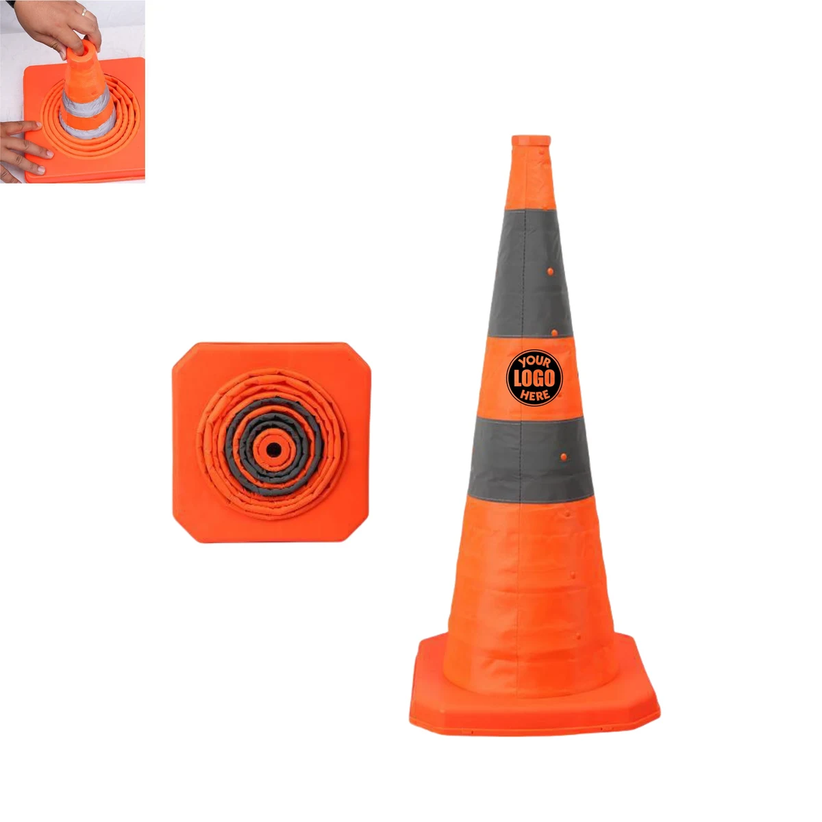 Collapsible Traffic Safety Road Cones 1