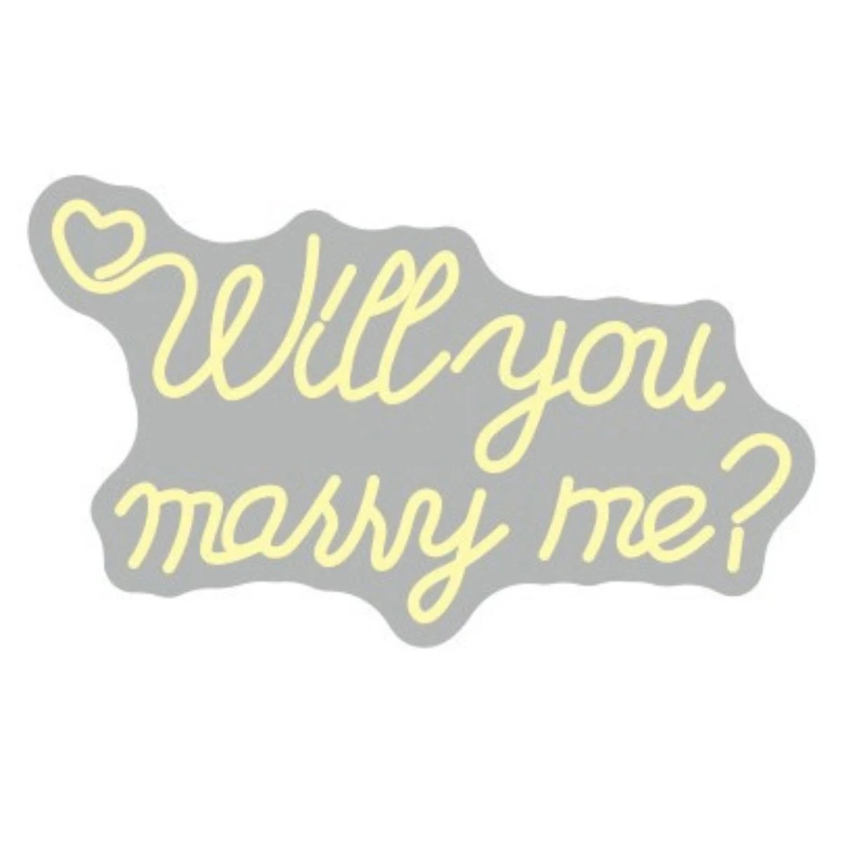 Marriage Proposal LED Neon Sign 1