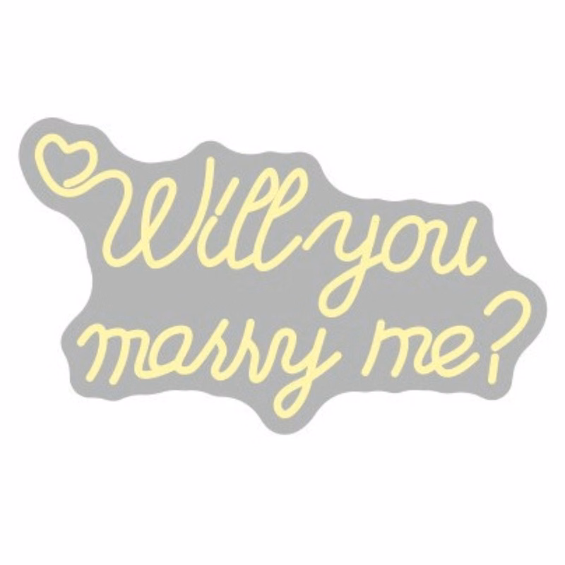 Marriage Proposal LED Neon Sign