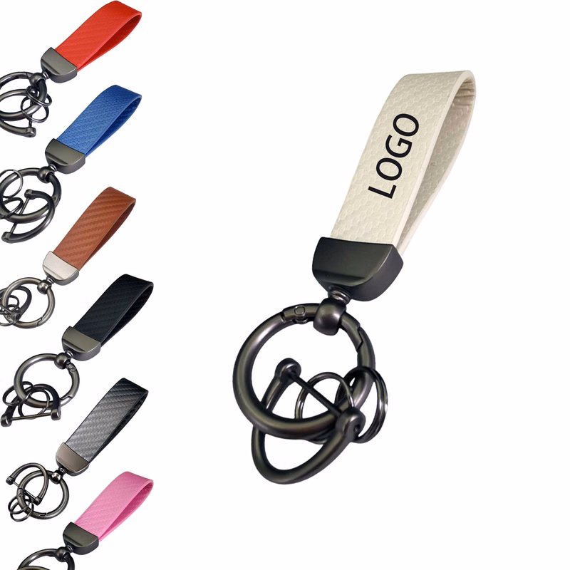 Microfiber Leather Key Chain
