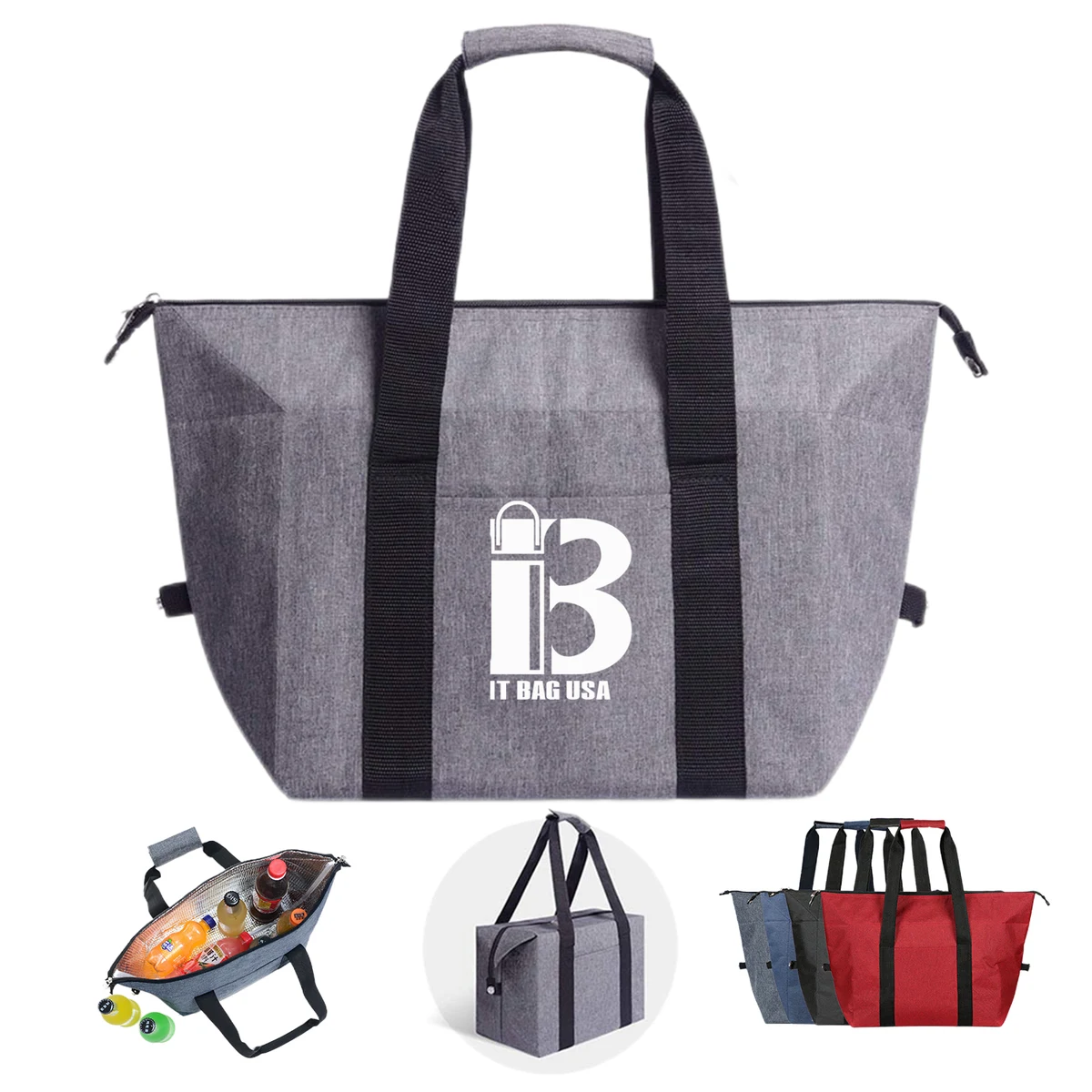 Zipper Cooler Tote 1