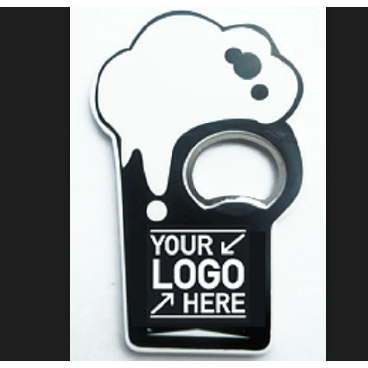 Ice Cream Shape Magnets Bottle Opener, custom magnet with logo imprint 1