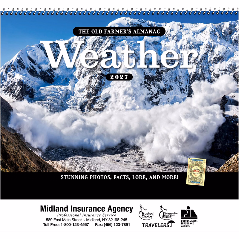 The Old Farmer's Almanac® Weather Watcher's: 2027 Spiral Bound