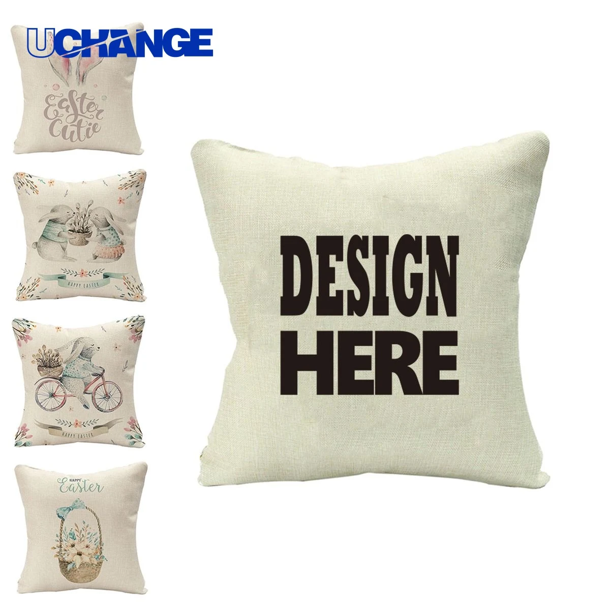 Practical Linen Cushion Cover for Sofa and Chair Use 1