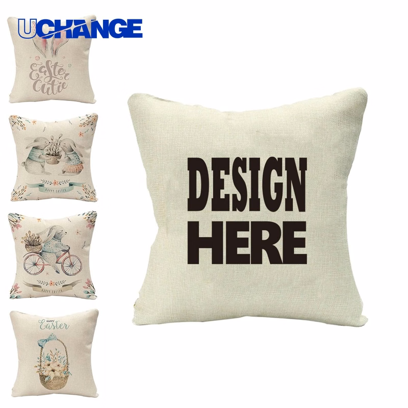 Practical Linen Cushion Cover for Sofa and Chair Use
