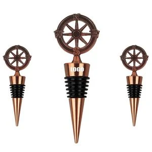 Stylish Compass Inspired Wine Cork Bottle Stopper 1