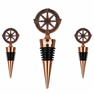 Stylish Compass Inspired Wine Cork Bottle Stopper