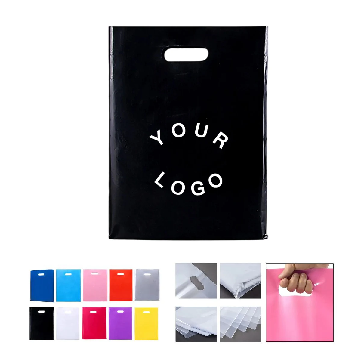 Reusable Non Woven Bag with Cutout Handles 1