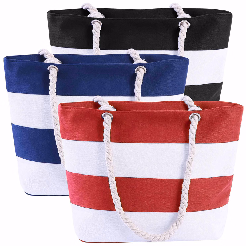 Large Tote Bag with Rope Handles