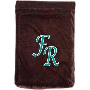 Fold-Over Embroidered Velvet Bag 1