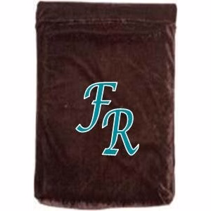 Fold-Over Embroidered Velvet Bag