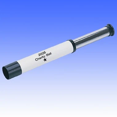 CHROMED STEEL 2 SECTION TELESCOPE 1