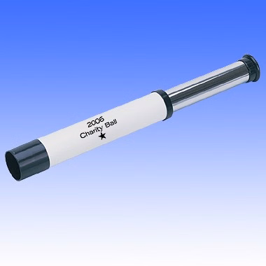 CHROMED STEEL 2 SECTION TELESCOPE