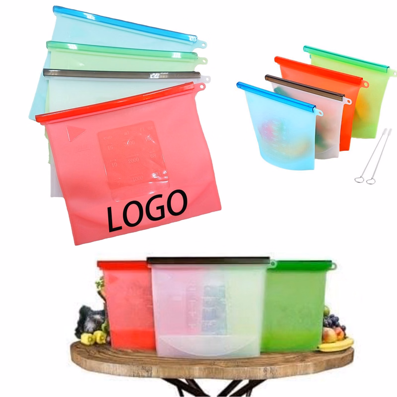 Eco-Friendly Reusable Silicone Food Bag