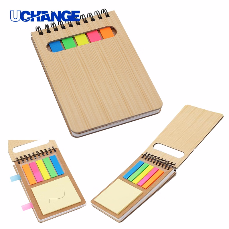 Eco-Friendly Pocket Notebook with Sticky Flags Set