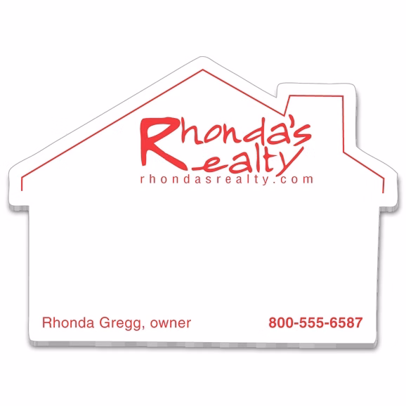 Adhesive Note Shape - House (3.7x2.7) - 25 Sheets