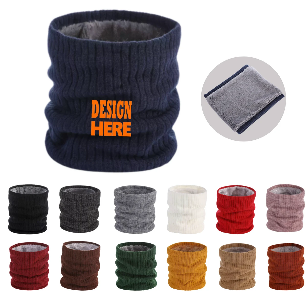 Winter Fleece Scarf & Ski Mask 1