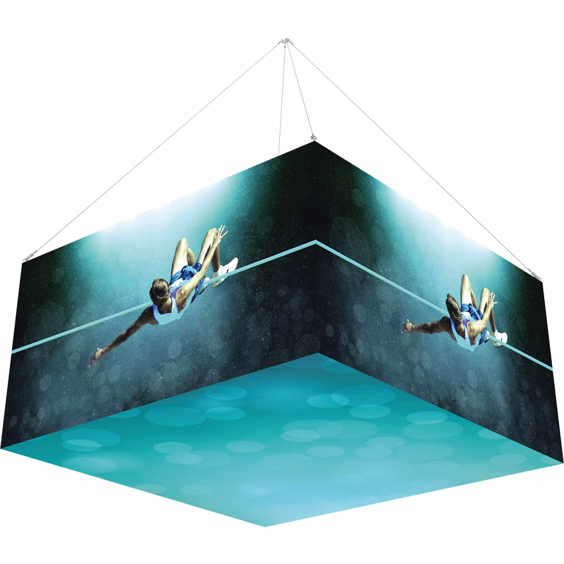 Formulate Backlit Square Hanging Structure 0804