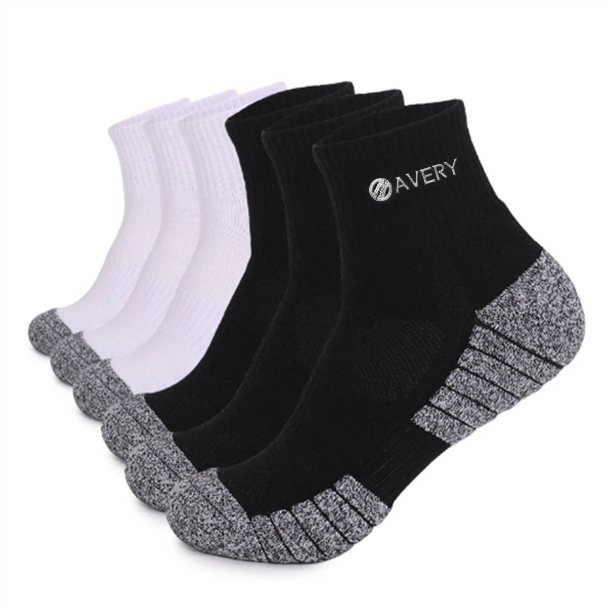 Cushioned Athletic Ankle No Show Socks 1