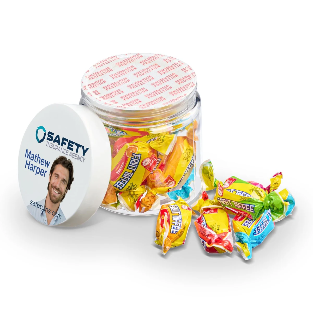 4 oz Jar of Fruit Toffee 1