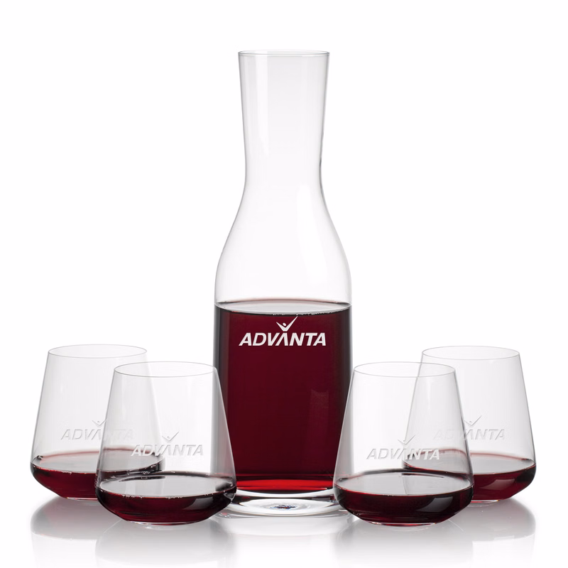 Caldmore Carafe & Breckland Stemless Wine