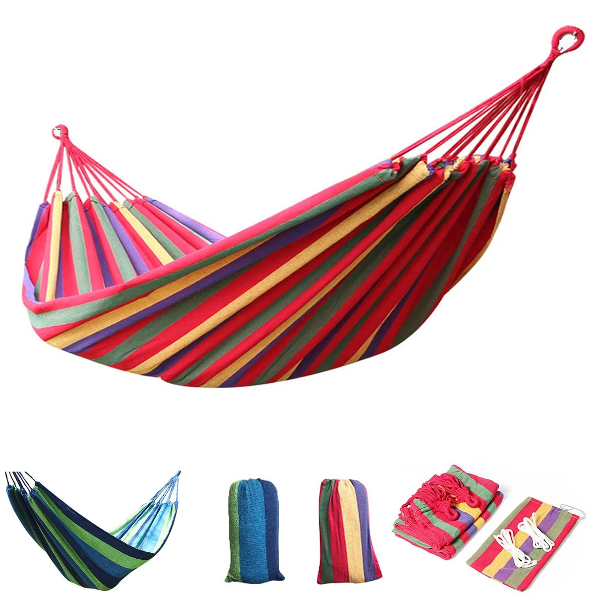 Single Canvas Hammock 1