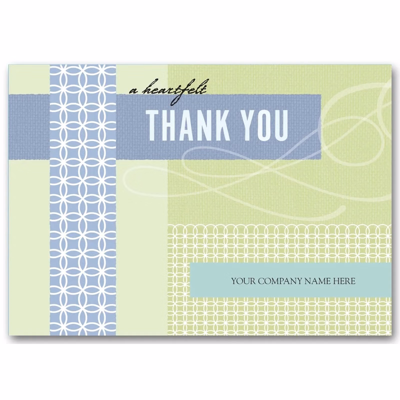 Retro Regards Thank You Cards