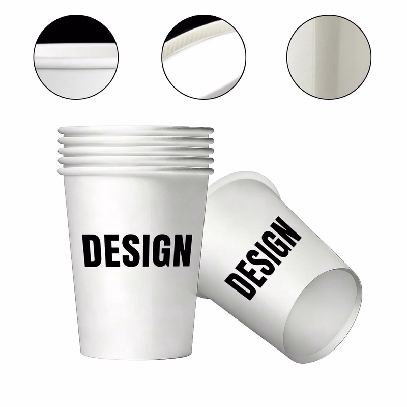 8.3 oz Paper Coffee Cup Disposable