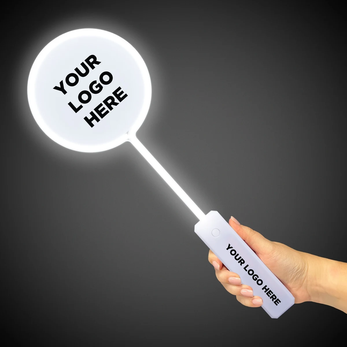 LED White Circle Wand 1