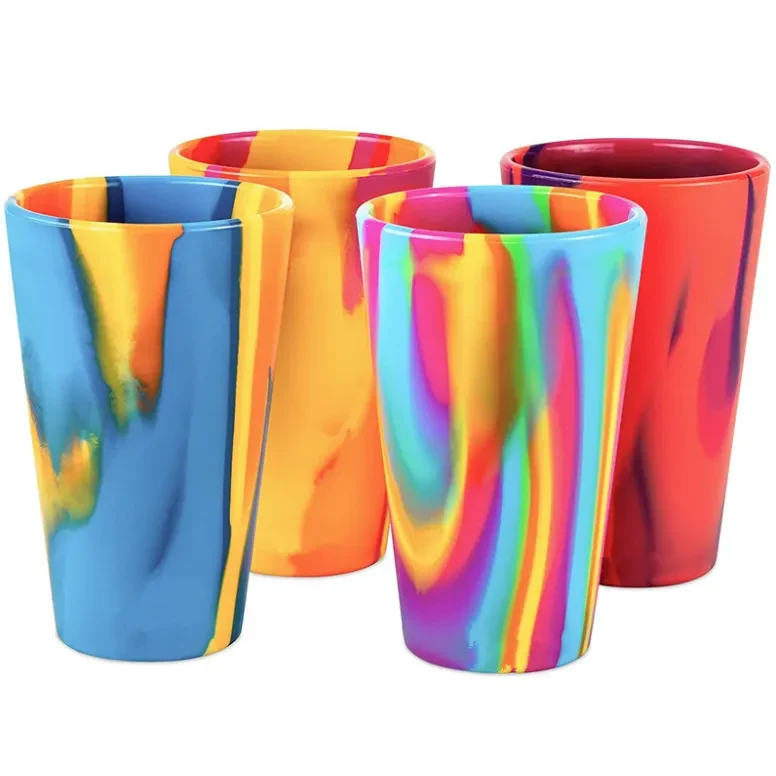 Unbreakable Reusable16-Ounce Silipint Silicone Cup Shatterpr 1