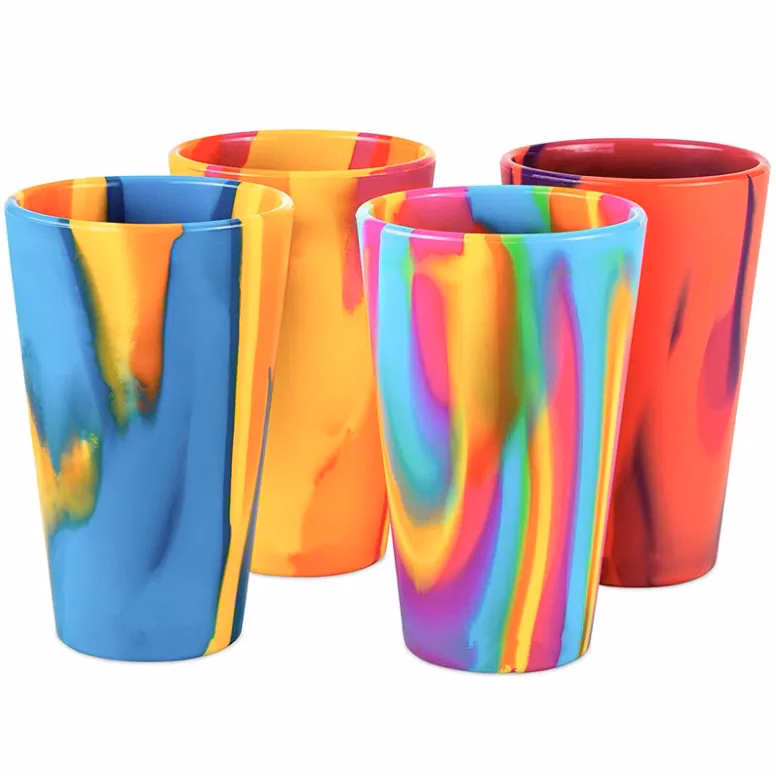 Unbreakable Reusable16-Ounce Silipint Silicone Cup Shatterpr