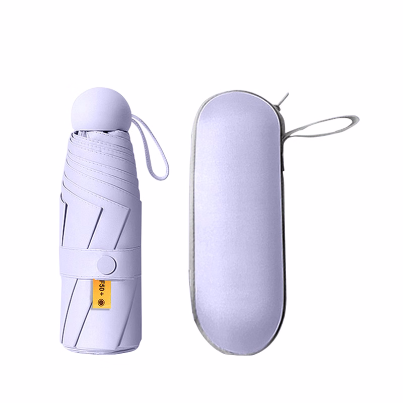 Travel Umbrella Mini Umbrella with Case for Rain Sun