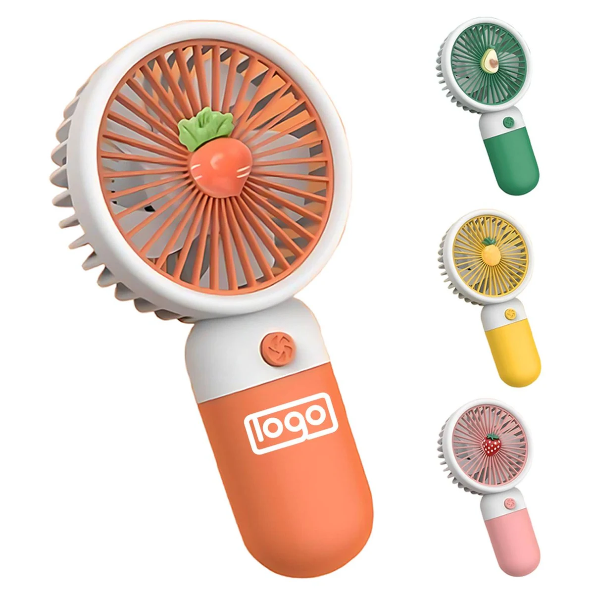 Mini Portable Handheld USB Charging Fruit Electric Fan 1