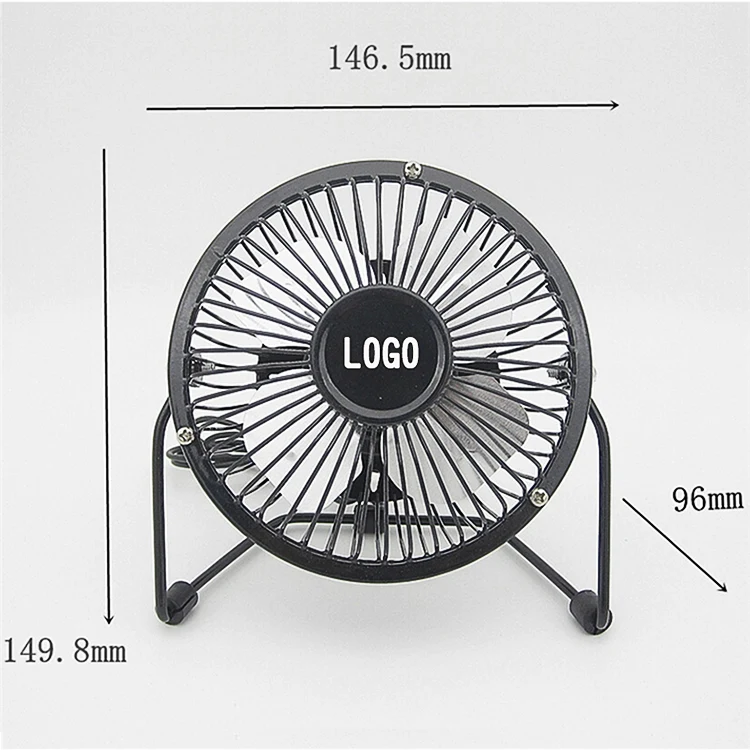 4 INCH USB Mini Desktop Fan 1