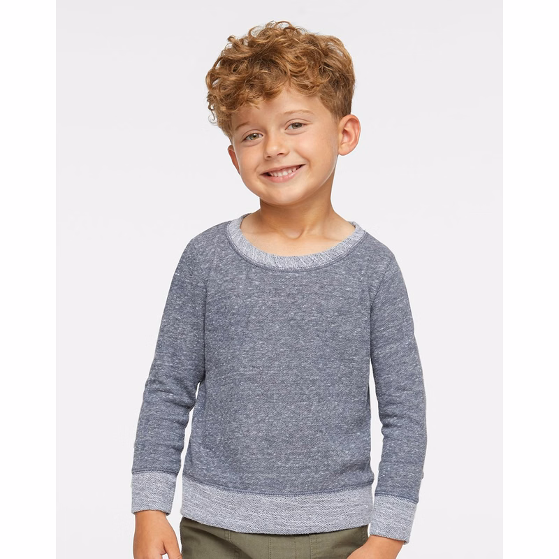 Toddler Harborside Mélange French Terry Crewneck Sweatshirt - 3379