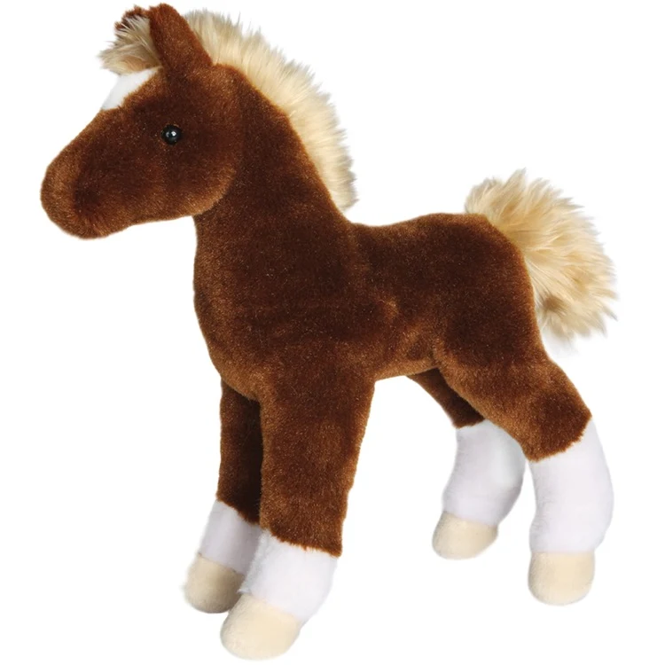 Teak Chestnut Foal Stuffed Animal 1