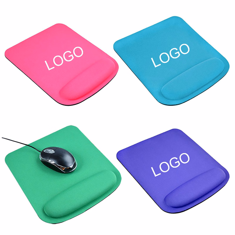 Print Mouse Pad with Wrist Rest