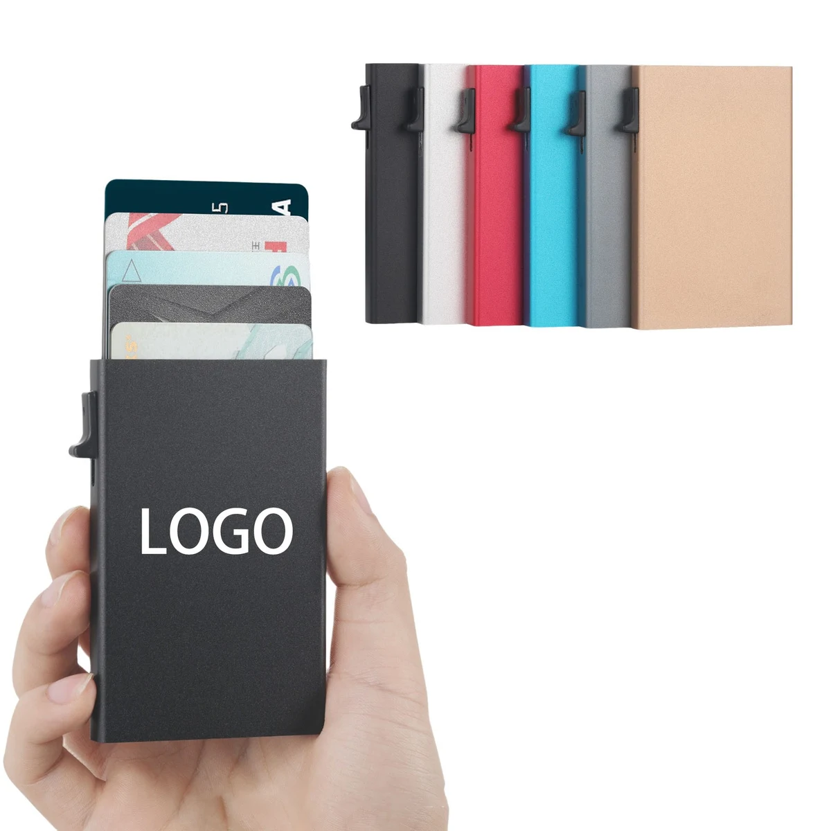 Automatic Pop-Up Metal Card Holder 1
