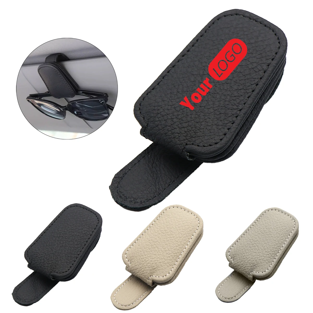 Multifunctional Car Sunglasses Holder MOQ 50 1