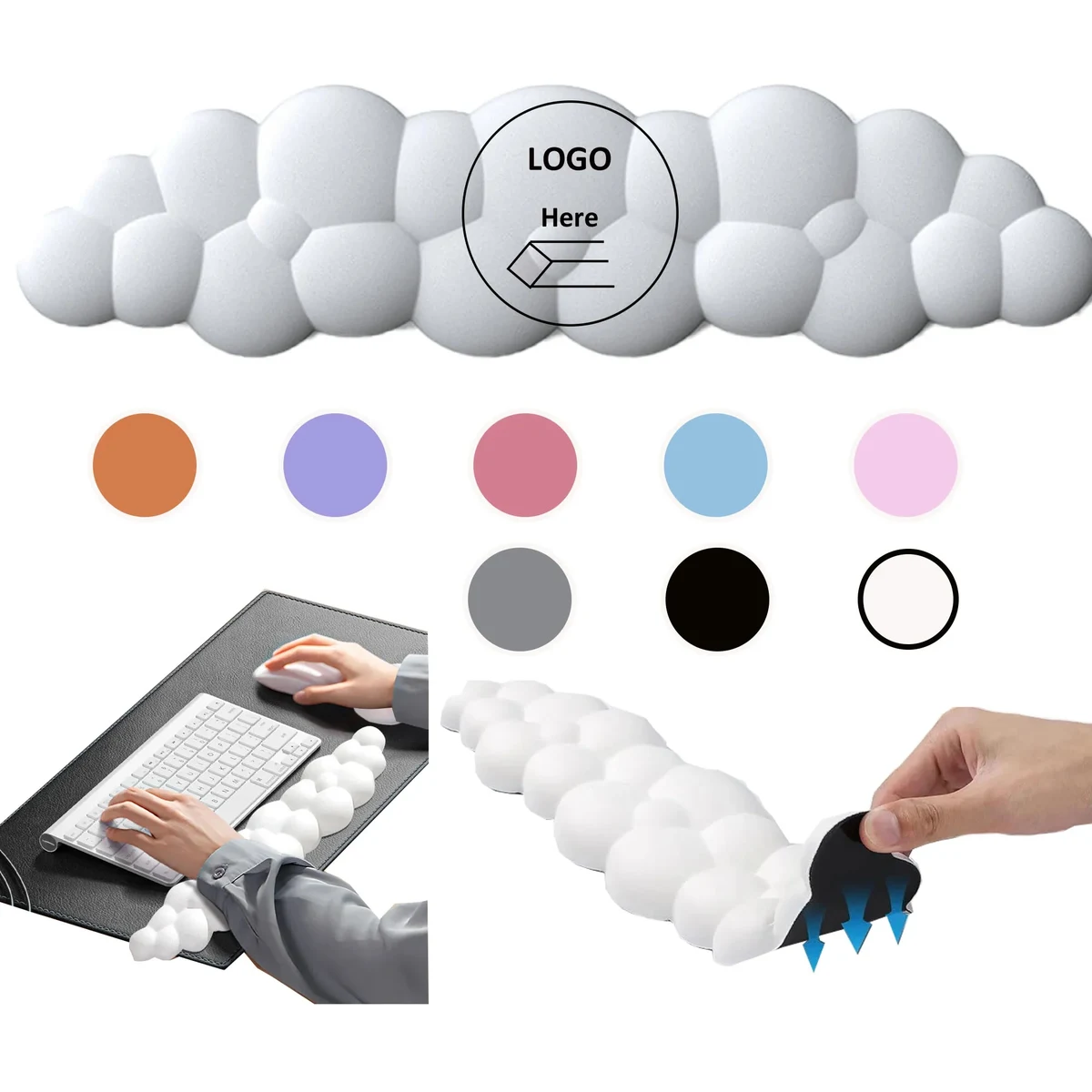 Cloud Keyboard Wrist Rest 1